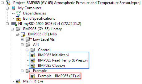 BMP085 (GY-65) Atmospheric Pressure and Temperature Sensor_Project.png